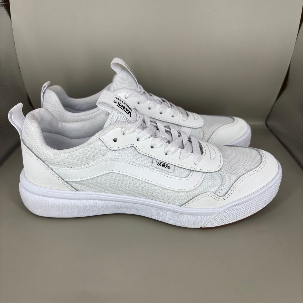 Vans Range Exp True White Mesh Low Top Sneakers Womens 9 500264